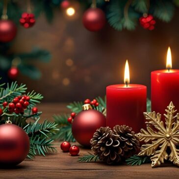 Fleurir les sépultures pour Noël