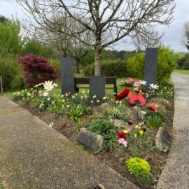 Entretien d'une tombe - Souvenir Fleuri